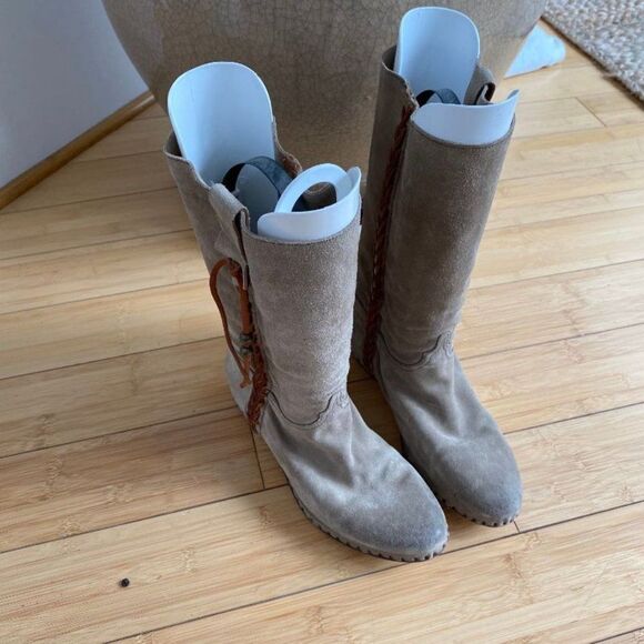 Silvano Sassetti suede knee high boots - Picture 5 of 8